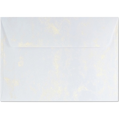 Galeria Papieru obálky C6 Mramor zlatá 120g, 10ks