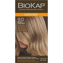 Biokap NutriColor permanentní barva na vlasy s arganovým olejem 9.0 Extra Light Blond Tricorepair Complex 140 ml