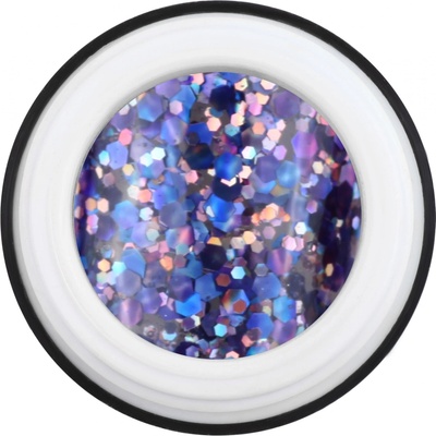 Laif Třpytivý modrý UV/LED gel CF 14 Fashion Blue Violet 6 ml