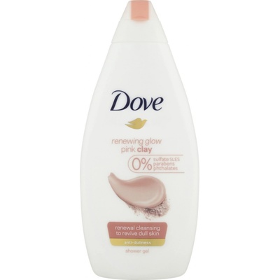 Dove Renewing Glow Pink Clay sprchový gél 500 ml