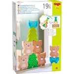 HABA Дървена игра за подреждане Горски животни с шаблони от 2 години (1306705001)