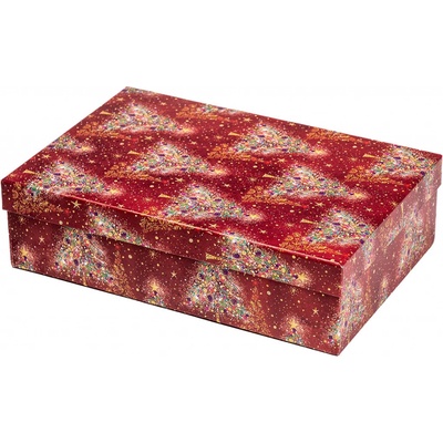 ARGUS Darčeková krabica vianočný papier - Farebný vianočný stromček 25401172