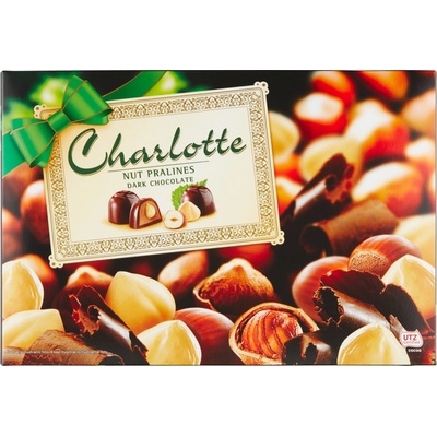 Charlotte bonbóny s náplní a lískovými ořechy 225 g