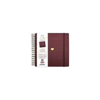 Scrapbook Luxi - 210x210 - lamino - bordó