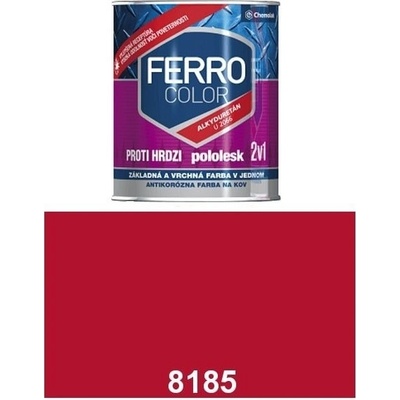 Chemolak Ferro Color U 2066 8185 červená pololesk 2,5L