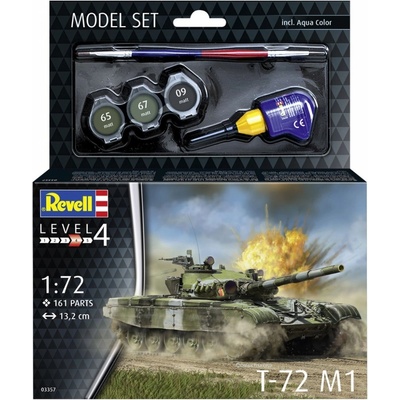 REVELL ModelSet tank 63357 T72 M1 1:72