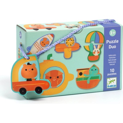 Djeco Duo Dopravné prostriedky 10 dielov