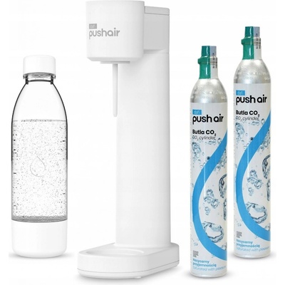 PushAir výrobník sody Dafi Sifon Bílý + 2 náboje + láhev 0,7