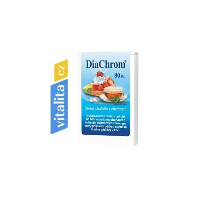DiaChrom nízkokalorické sladidlo 80 tbl