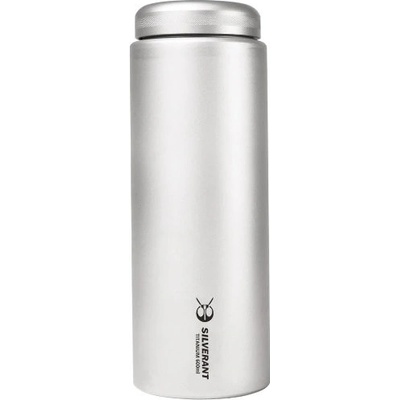 Silverant Titánová fľaša na vodu 600 ml strieborná