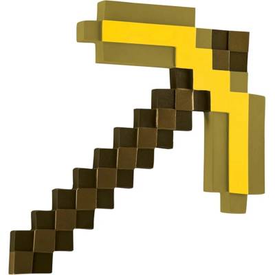 Minecraft krompáč zlatý