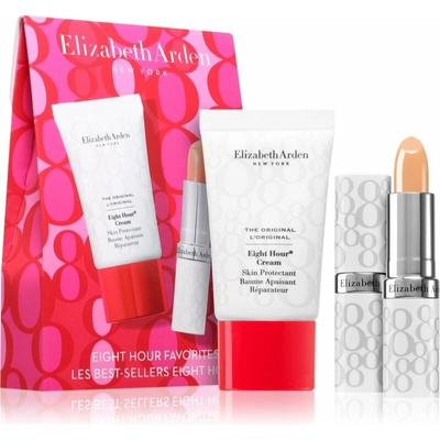 Elizabeth Arden Eight Hour ochranný krém na telo a tvár 15 ml + balzam na pery SPF 15 3,7 g