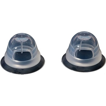 Image 1 of 665 Super Silicone Nipple Suckers Large Clear