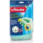 Vileda Гумени ръкавици Vileda размер S чифт Extra Sensation (436363)
