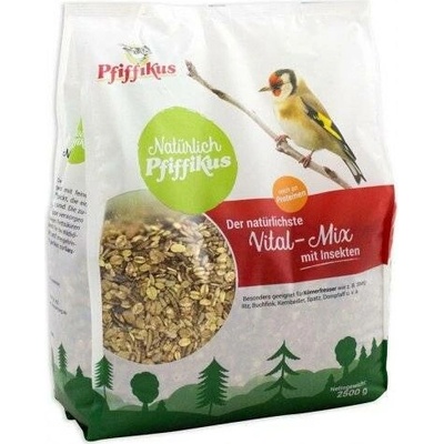 Pfiffikus Směs krmení bez slupek Vital-Mix s hmyzem 2,5 kg