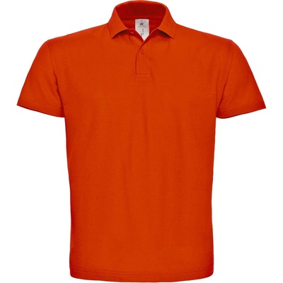 B&C ID.001 Piqué polo tričko oranžové
