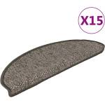 vidaXL Стелки за стълби сизалена визия 15 бр 65x21x4 см кафяво-бежови