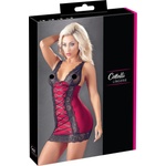 Cottelli Collection - секси рокля с връзки - червена