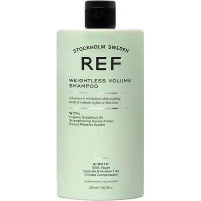 Ref Stockholm REF Weightless Volume Shampoo шампоан за фина коса 285 мл