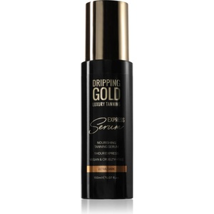 Dripping Gold Express Tanning Serum бронзиращ продукт за тяло цвят Ultra Dark 150ml