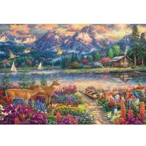 Castorland Puzzle 1500 Spring Mountain Majesty CASTOR