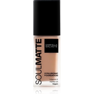 Makeup Gabriella Salvete Soulmatte Hyaluronic Foundation 05 Warm Tan 30 ml