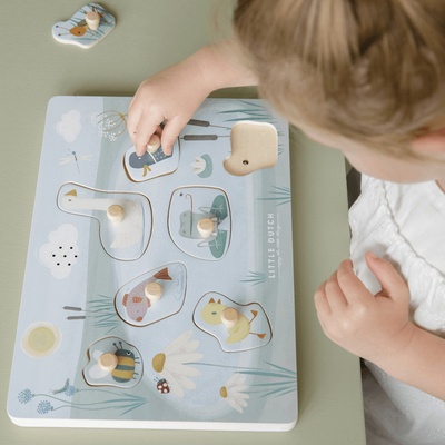 Little Dutch hrající puzzle zvířátka