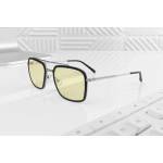 GUNNAR Компютърни очила GUNNAR Baron Silver - Amber (BAR-05001) - caretech