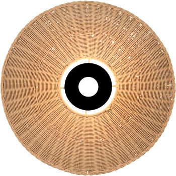 ACB Iluminación Абажур ACB PAMELA 3913, 50 cm, ратан (5PANT39135NAT)
