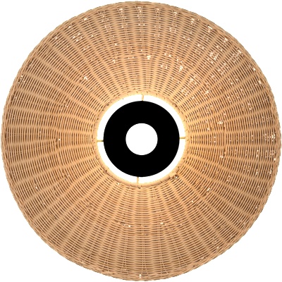 ACB Iluminación Абажур ACB PAMELA 3913, 50 cm, ратан (5PANT39135NAT)