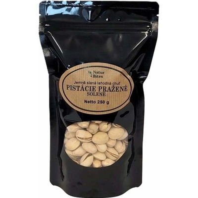 NaturBites Pistácie pražené solené Jumbo 250 g