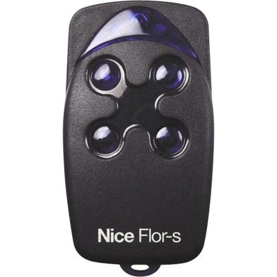 Nice FLO4R-S - diaľkový ovládač pohonu brány a vrát, plávajúci kód 4-kanálový 433 MHz
