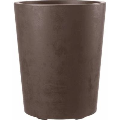 Deroma Kvetináč Millenium 53 cm so zásobníkom na vodu Anthracite - brownstone