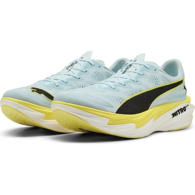 PUMA Маратонки Puma Mens Deviate Elite 4 Road Running Shoes - Blue/Lemon