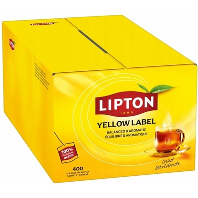 LIPTON černý čaj yellow label 400 sáčků