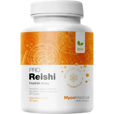 MycoMedica Reishi PRO BIO 30% betaglukanů 90 kapslí