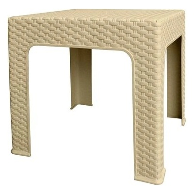 MEGA PLAST Stôl záhradný BISTRO, krémový 48 cm