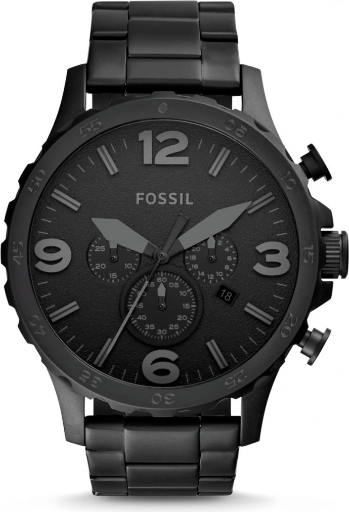【美品】フォッシル FOSSIL JR1401 腕時計 Nate Chronograph Brown Leather Watch - JR1487 - Fossil