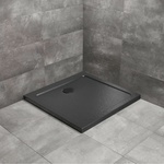 Radaway Doros C Stone квадратно душ корито 90x90 см черен акрил (SDRC9090-01-54S)