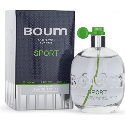 Jeanne Arthes Boum pou Bergamot cedr mošus SPORT toaletní voda pánská 100 ml
