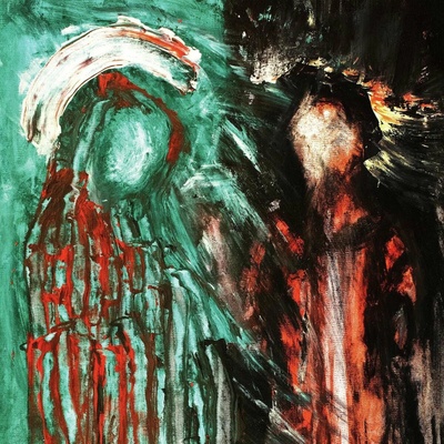 Conjurer Unself Petrol Black Marbled Vinyl LP