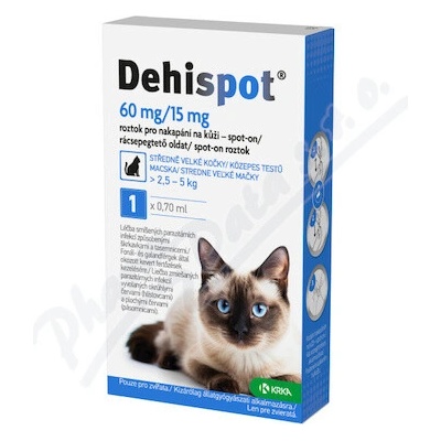 Dehispot 60mg/15mg spot-on 1 x 0,70 ml – Zboží Dáma