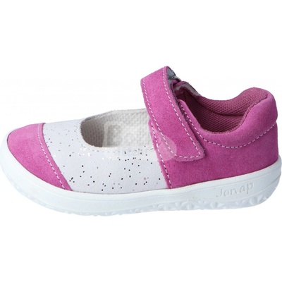 Jonap barefoot boty balerínky B14 S růžovobílá