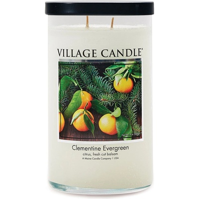Village Candle Clementine Evergreen 538 g