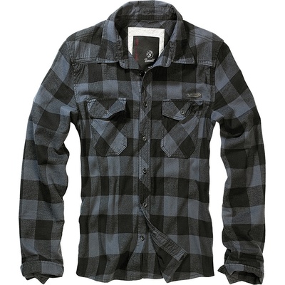 Brandit Checkshirt black/grey