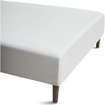 Juna Чаршаф с ластик Percale 90 x 200 x 30 см бял (618212)