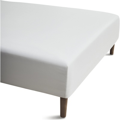 Juna Чаршаф с ластик Percale 90 x 200 x 30 см бял (618212)