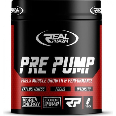 Real Pharm Pre Pump, 180 Tablets