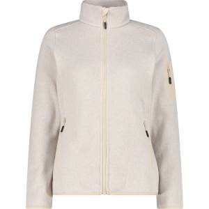 CMP Дамско поларено яке CMP Women's Jacket Jacquard Knitted Fleece jacket - Vaniglia / Bianco - размер 38 (EU) (105-4942-2613)