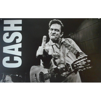 Plechová retro cedule Johny Cash - typ 1